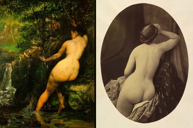 Rejtlander Gustaw Courbet Źródło Inspiracja czy przypadek - dwa dzieła żyjących w jednym czasie twórców - malarza-Courbeta oraz fotografa-Rejtlandera